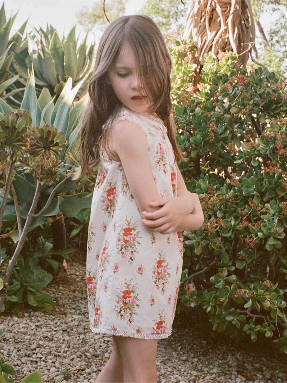 Doen Girls Floral Dress Size 6